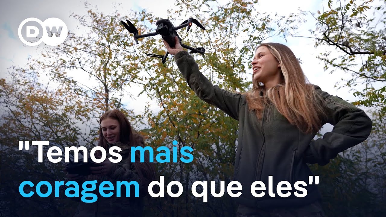 Irmãs ucranianas na linha de frente da guerra
