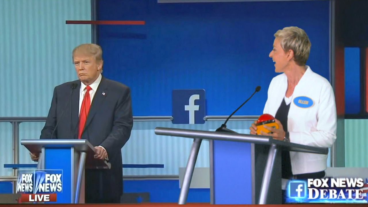 Ellen at the Republican Debate