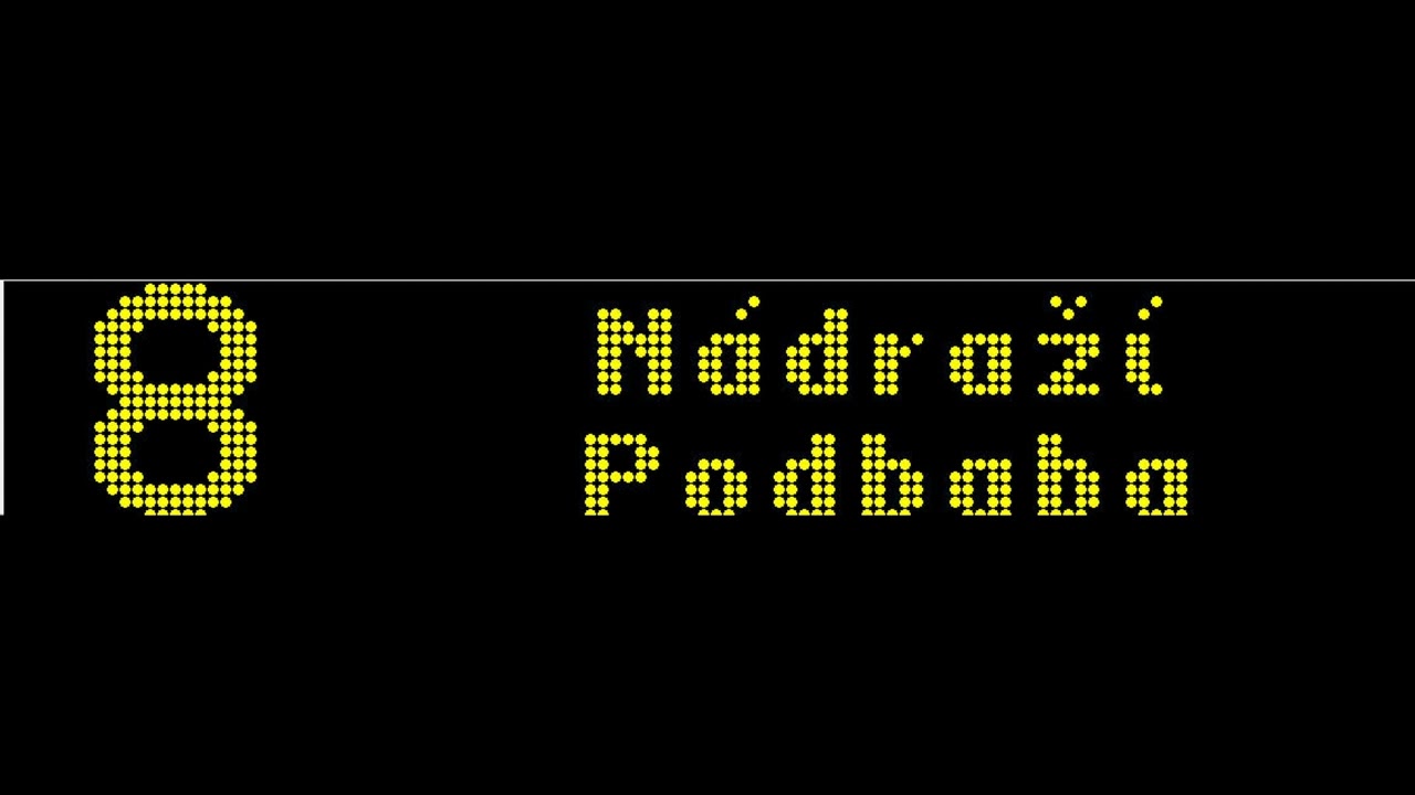 (Audio Hlášení) Linka 8 Starý Hloubětín - Nádraží Podbaba