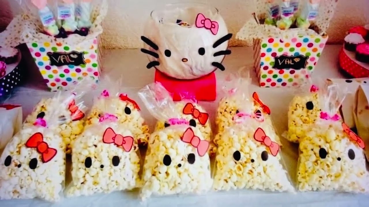 Mesa de dulces de hello Kitty ideas 😍