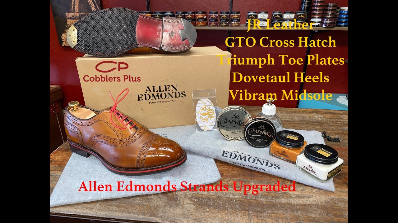 New Allen Edmonds Strand Walnut Recreated with JR Leather, Vibram, GTO and Triumph Toe Plates Part 2