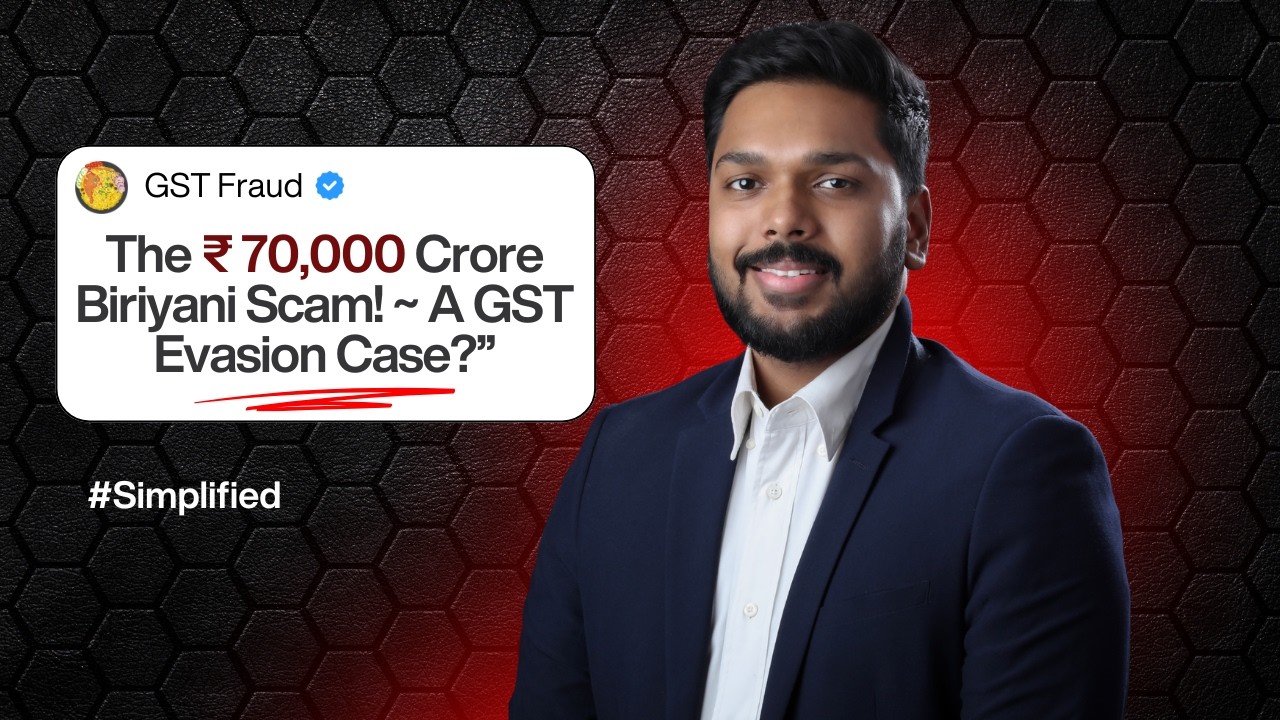 The ₹70,000 Crore Biriyani Scam Explained | GST Evasion Angle?