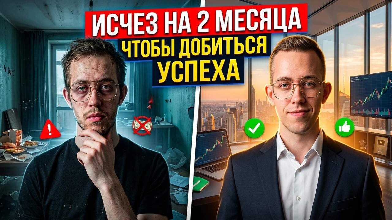 Как исчезнуть на 2 месяца, чтобы добиться успеха в 2026 году (повтори и твоя жизнь не будет прежней)