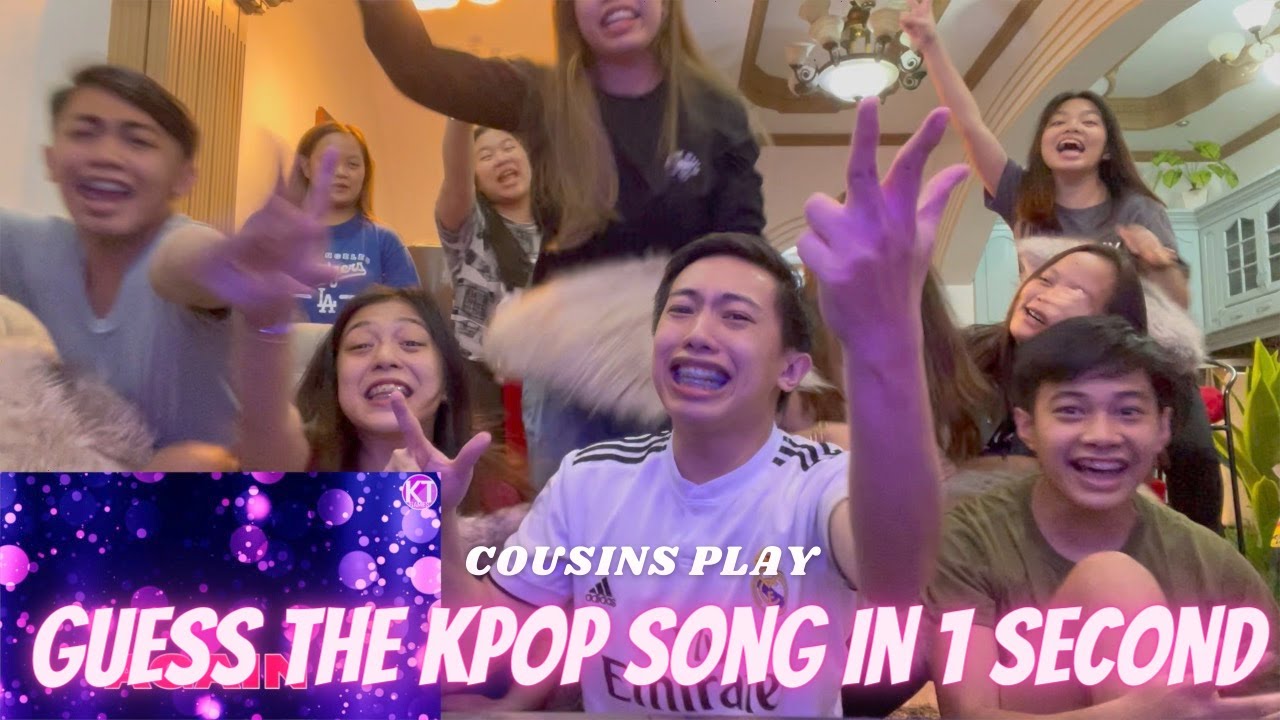 COUSINS PLAY GUESS THE 2020 KPOP SONG IN ONE SECOND [KPOP CHALLENGE]