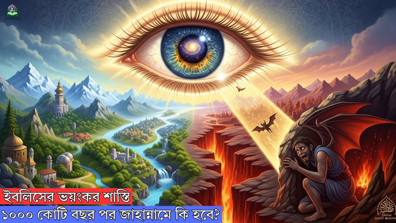 ইবলিসের ভয়ংকর শাস্তি | ১০০০ কোটি বছর পর জাহান্নামে কি হবে? | Ghorer Poth