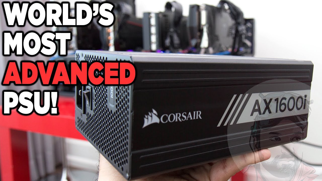 Corsair AX1600i 1600 Watt ATX 80 Plus Titanium Power Supply Unboxing | GPU Mining RIG PSU Upgrade!