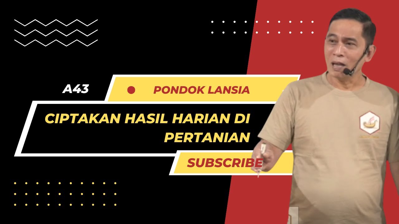 Ciptakan penghasilan Harian Di Pertanian #bayudiningrat 
