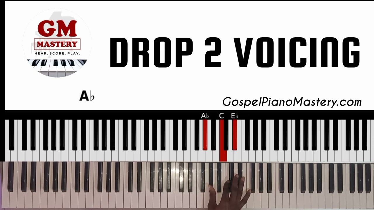 Drop 2 VOICING Explained for Beginners on C# 