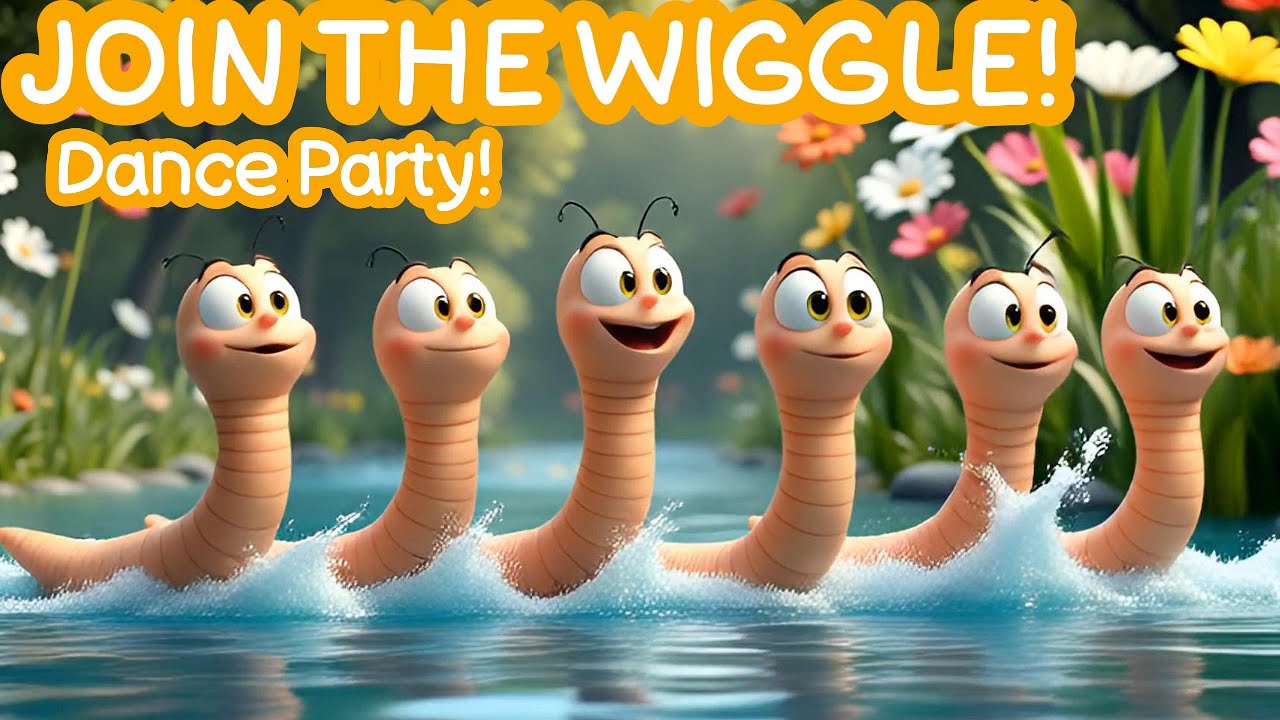 Wiggle Worms Dance Party! 🎉 | Join the Fun & Learn to Move #wigglesong  #dancevideo #nurseryrhymes