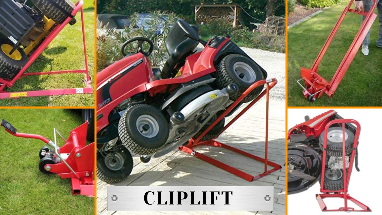 Keltuvas sodo traktoriui CLIPLIFT 300 kg | Patogus sprendimas traktoriuko priežiūrai