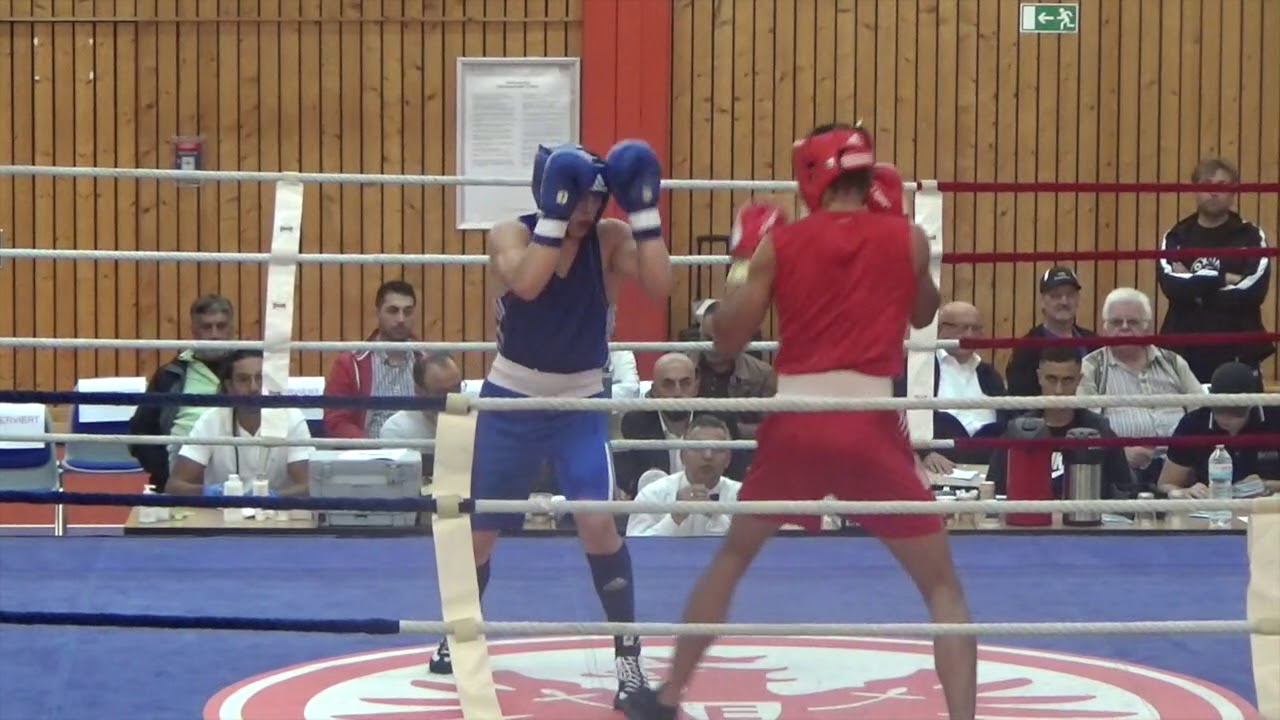 Boxen: Leon Gagel - Mergim Asaj (Hessenmeisterschaft 2017 #28)