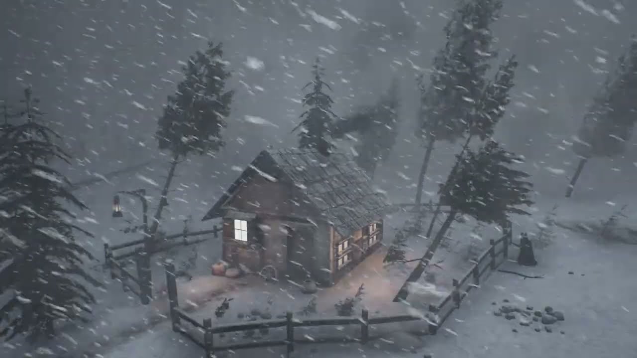 APOCALYPTIC WHITEOUT: EXTREME SNOWSTORM SOUNDS and BRUTAL WINTER STORM for Sleep | Polar Null Zone