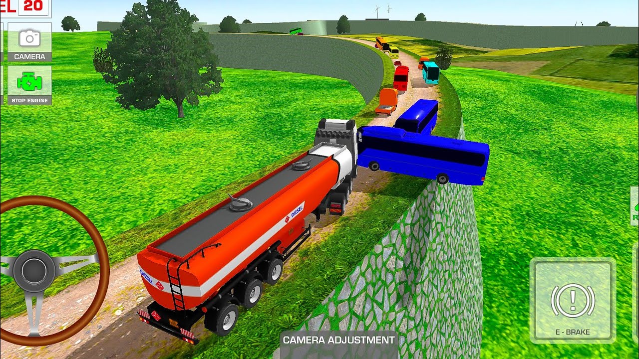 Death Road Truck Simulator Level 20 Transport Diesel Tank