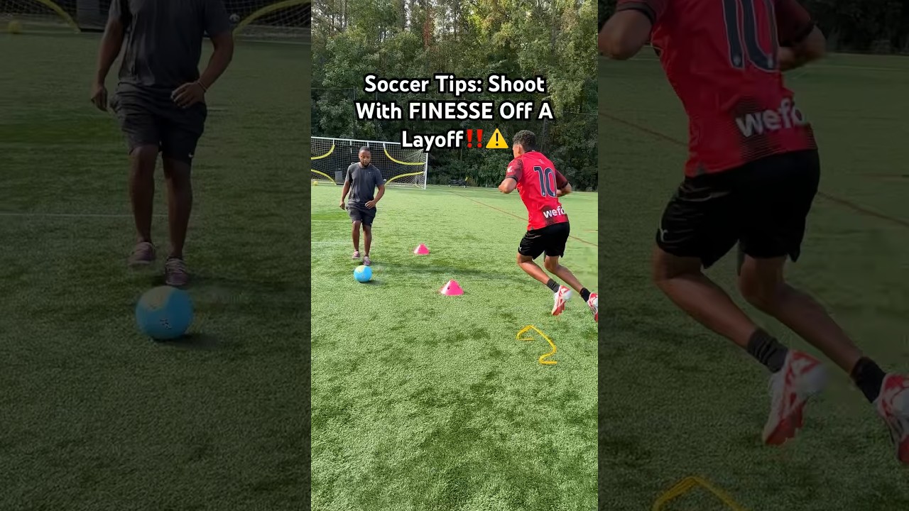 Soccer Tips To IMPROVE Finesse Shooting From Layoff‼️⚠️#soccer #football