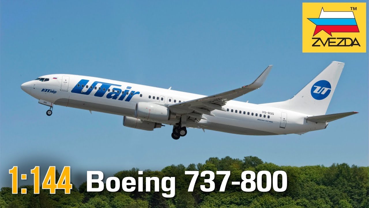 Boeing 737-800 :: 1/144 :: Zvezda :: Распаковка и обзор