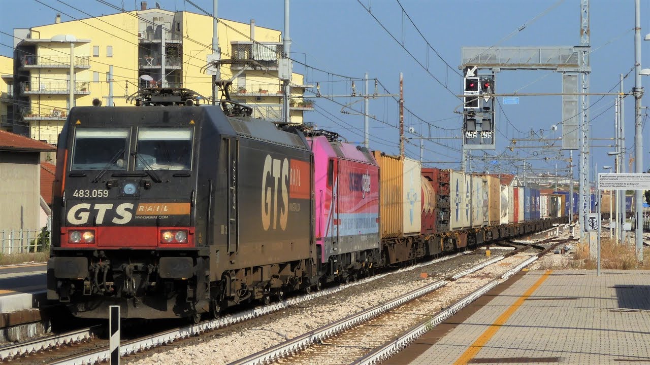 ETR.450 Demolendo, E483 OceanoGate, EXP Pellegrini e tantissimi altri treni a Montesilvano!