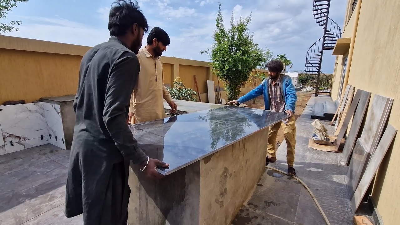 Kitchen Granite Table Installation: Complete Process From Start To Finish #KitchenTableTop