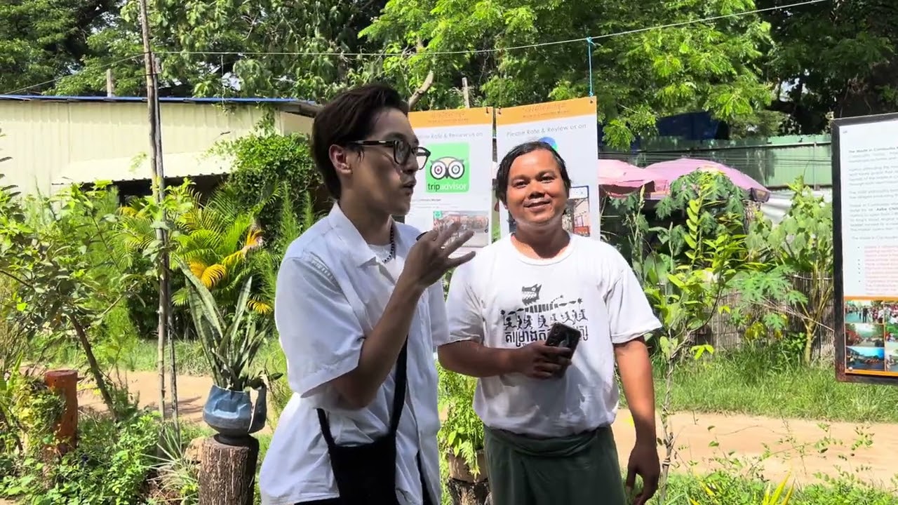 Raw interviewing with Blogger -Made in Cambodia Market