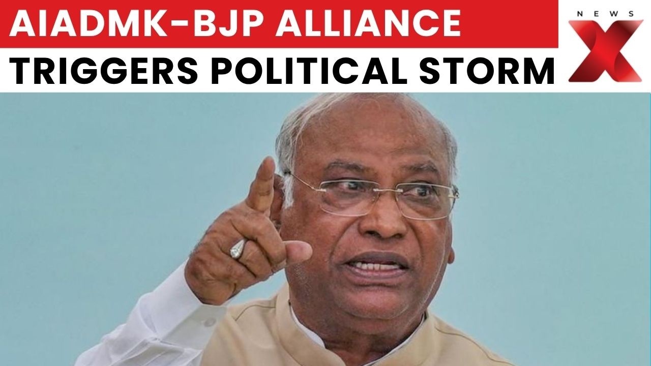 Kharge Slams AIADMK-BJP Tie-Up, Calls Modi &lsquo;Terrorising&rsquo; Democracy Debate Erupts | NewsX