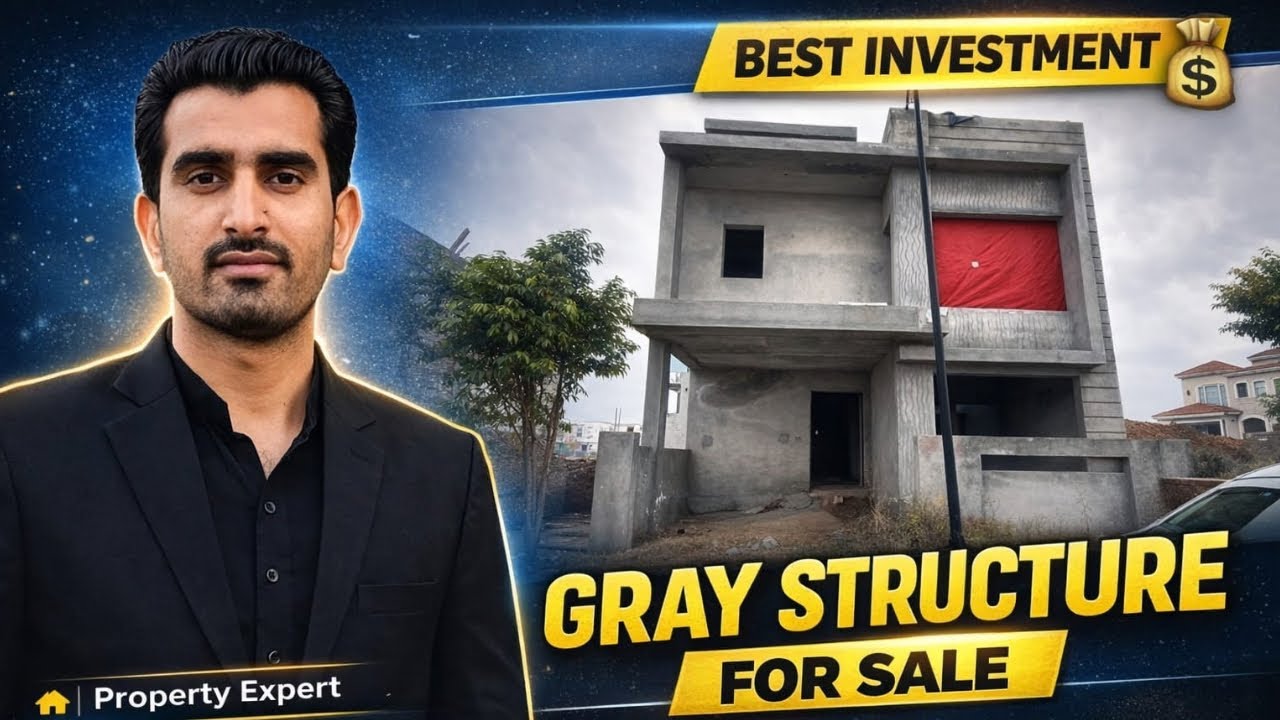 8.5 Marla Grey Structure with Basement for Sale | Bahria Enclave Islamabad#irfanshah #bahriaenclave 