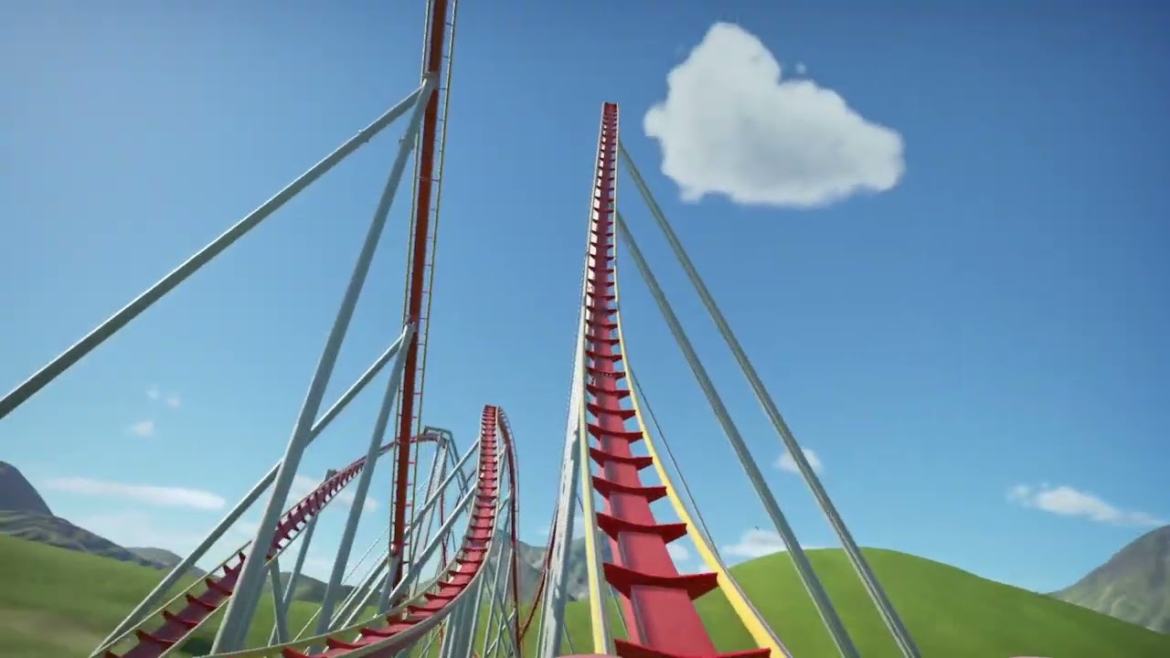 Planet Coaster | Rush | On Ride (Front Seat POV)