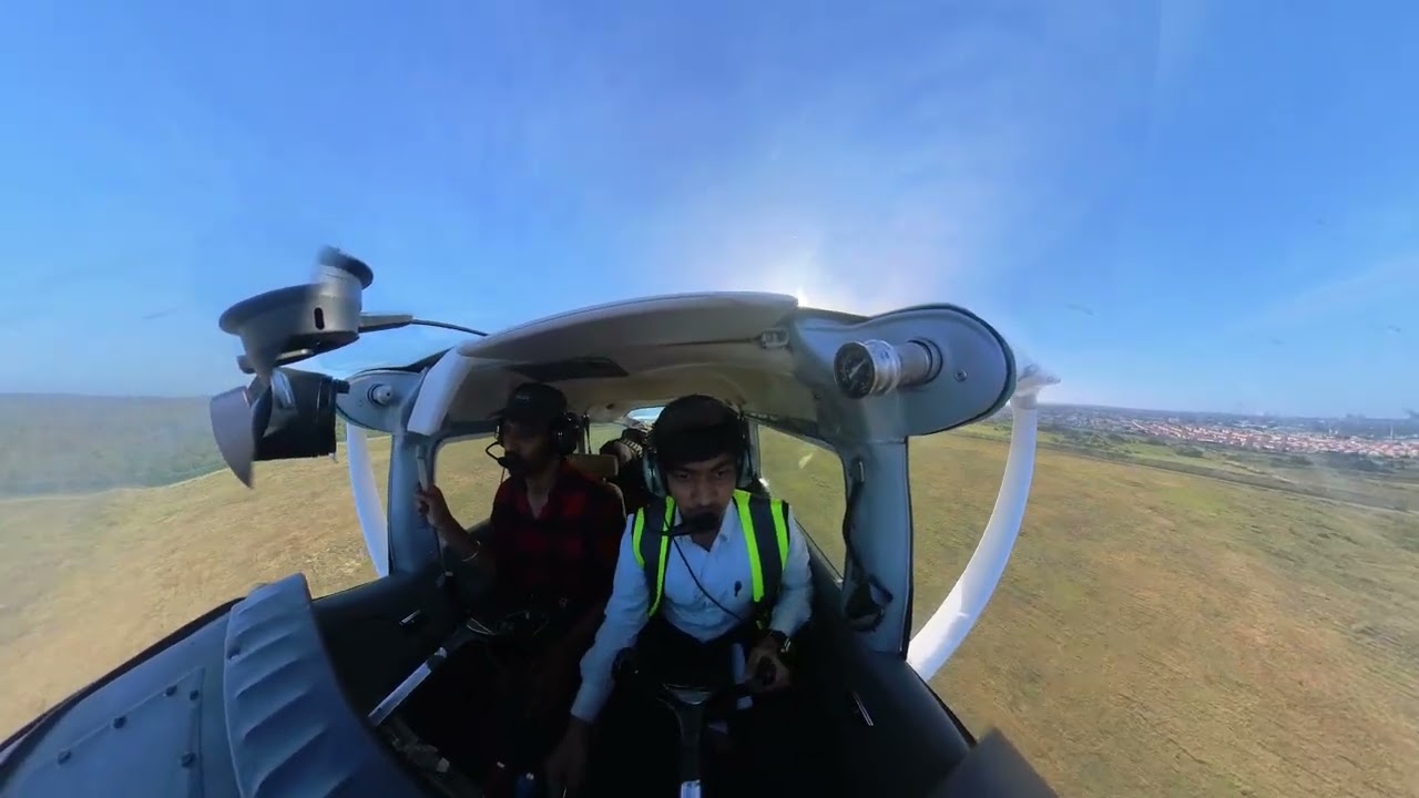 Windy Landing in Port Elizabeth, South Africa 🇿🇦 | Indian Student Pilot Training | Raw Video