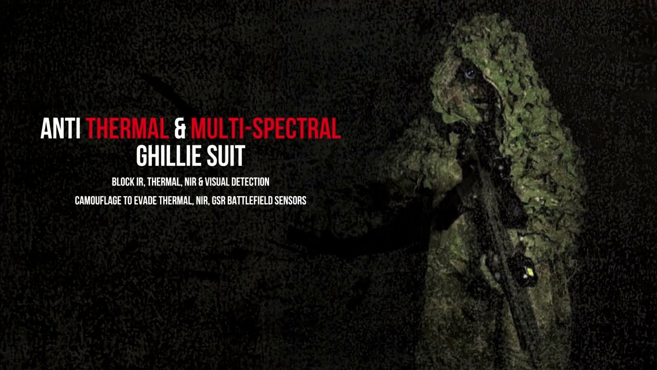 Multi-spectral anti-thermal ghillie suit