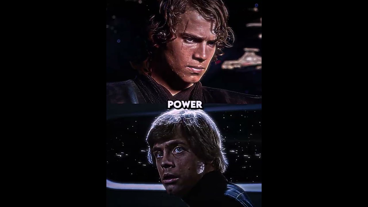 Anakin Skywalker (ROTS) vs Luke Skywalker (ROTJ) | #shorts #edit #starwars