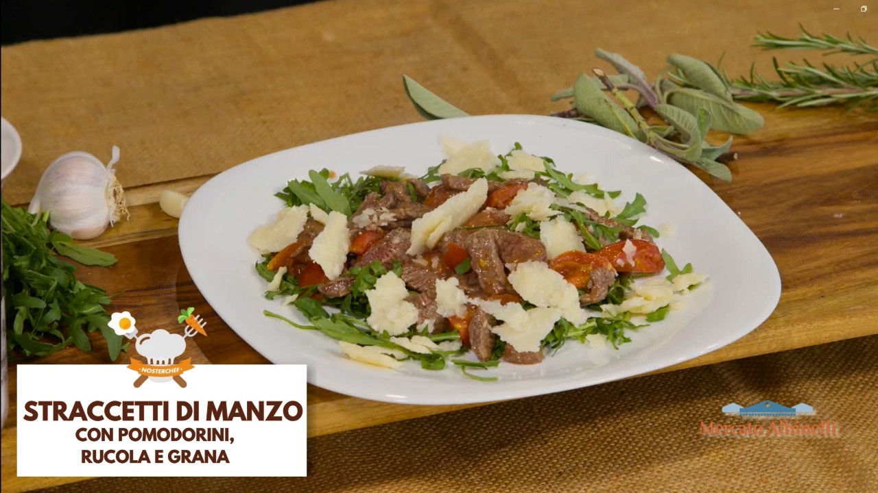Straccetti di manzo conditi. Ricetta della trasmissione Noster Chef in onda su TRCModena