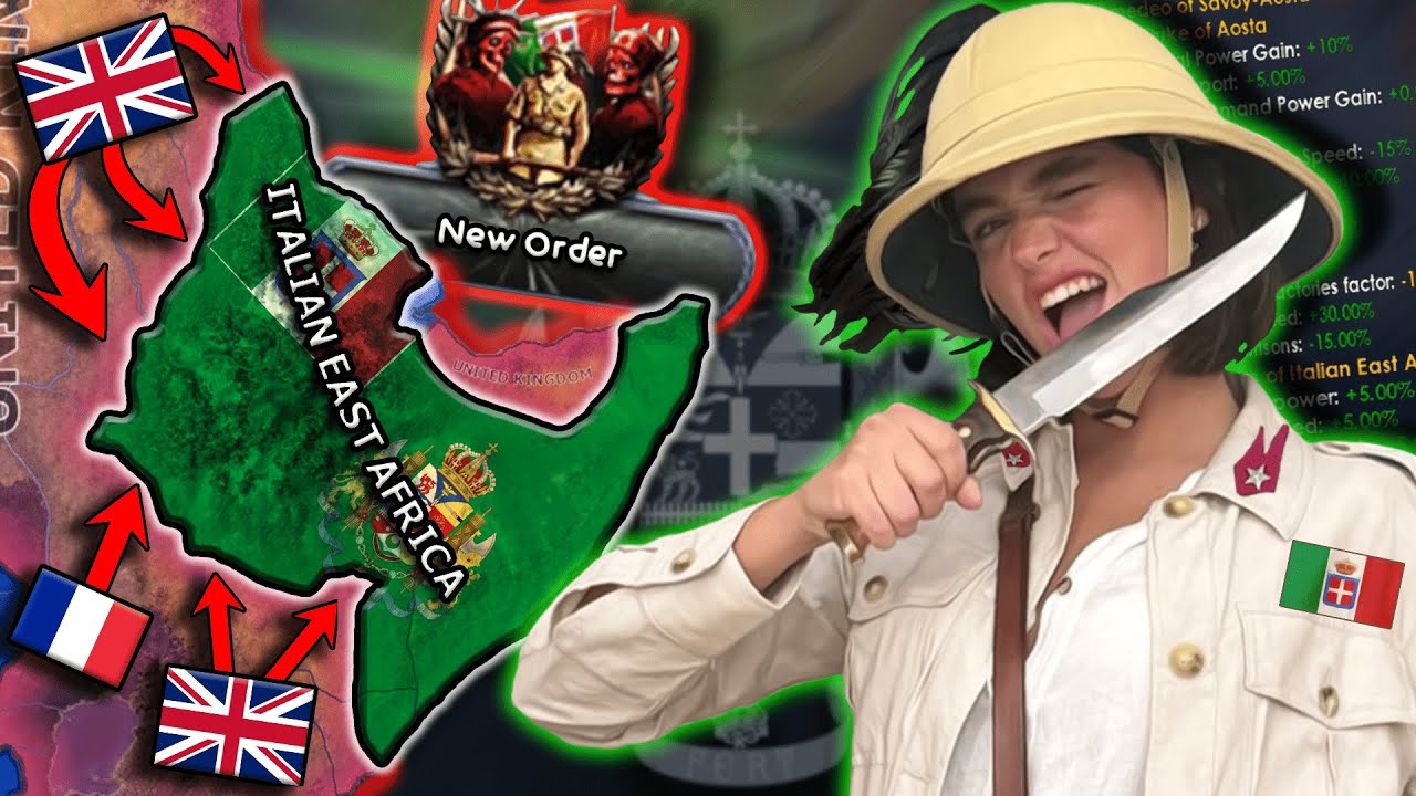 The Greatest Colony – Italian East Africa! |Hearts of Iron 4 Italy Redux|