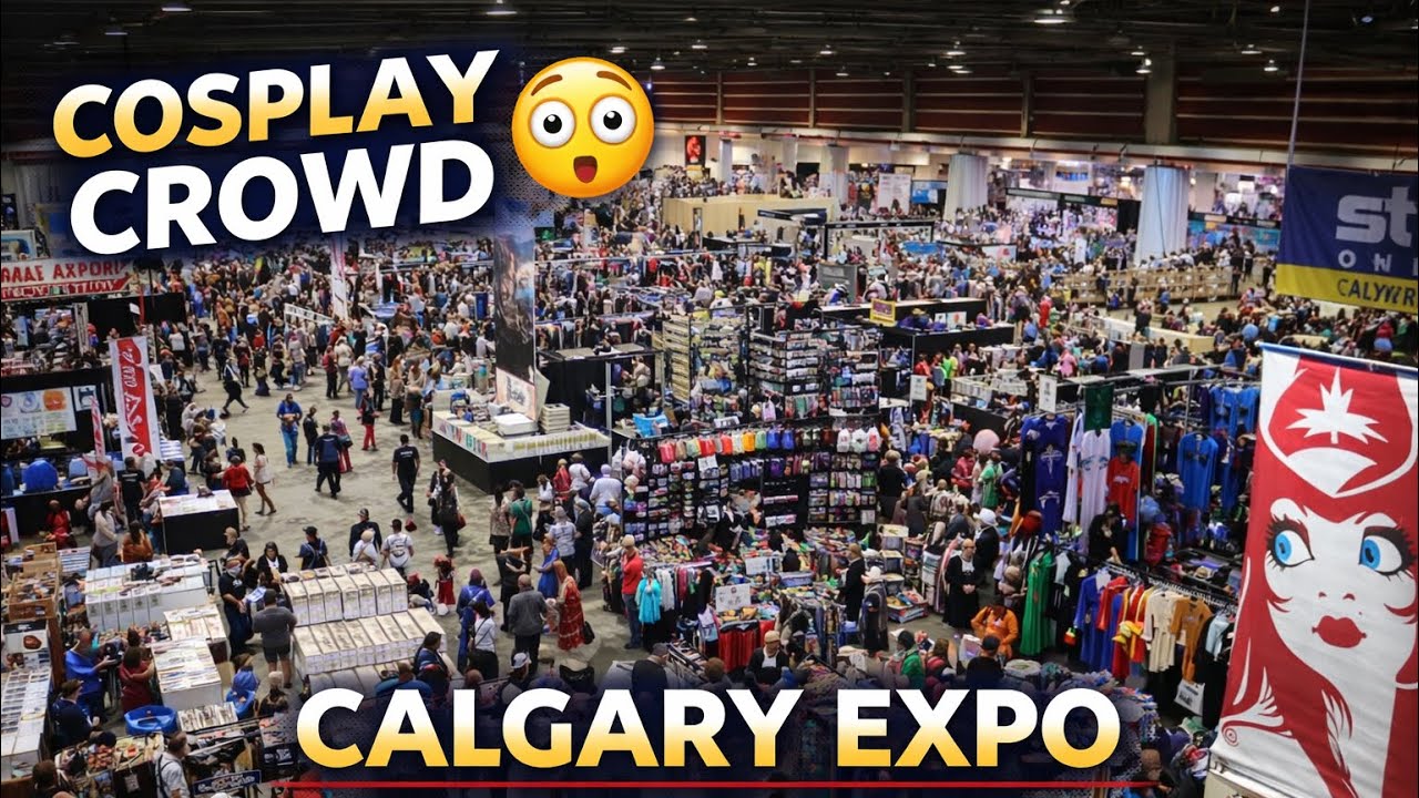 INSIDE CALGARY COMIC CON 😳 CRAZY COSPLAY & MASSIVE CROWDS