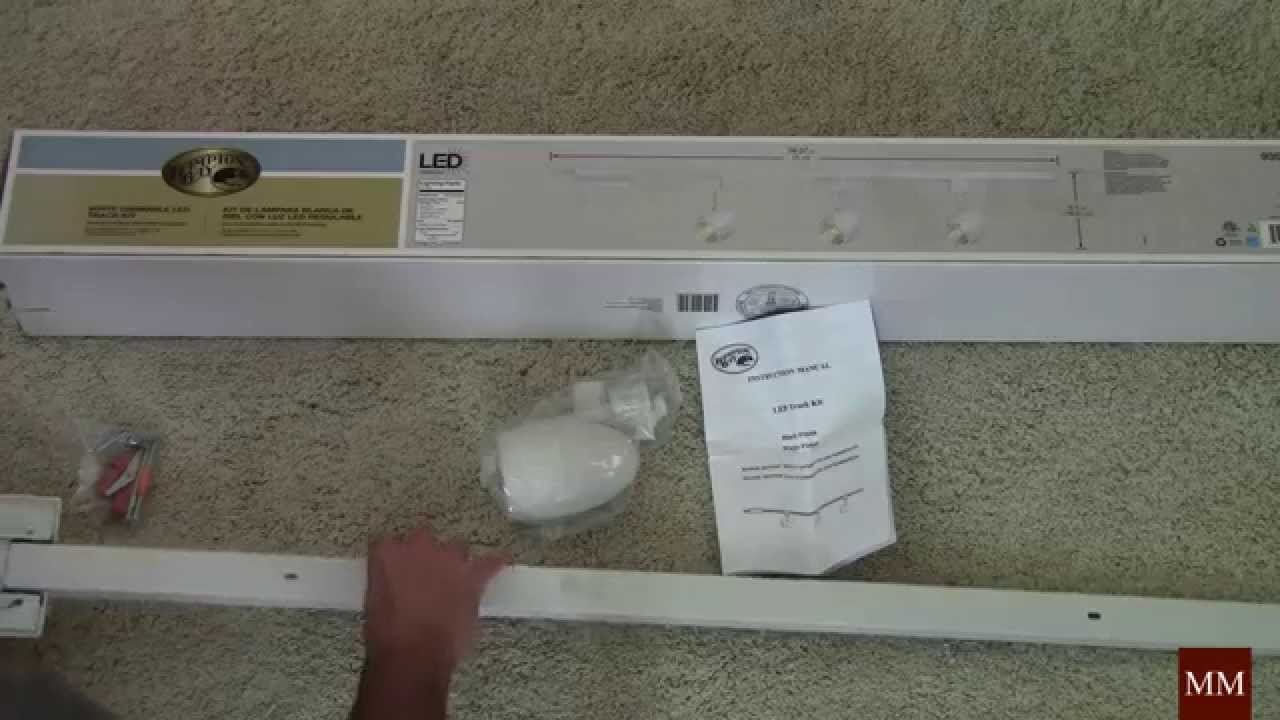 Installing a Hampton Bay LED Track Lighting Kit