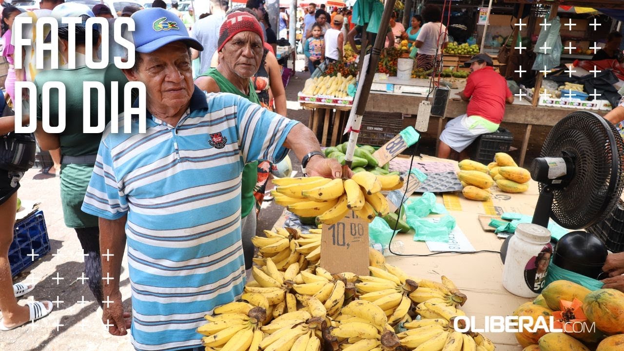 Dúzia da banana prata chega a R$ 10 no Ver-o-Peso