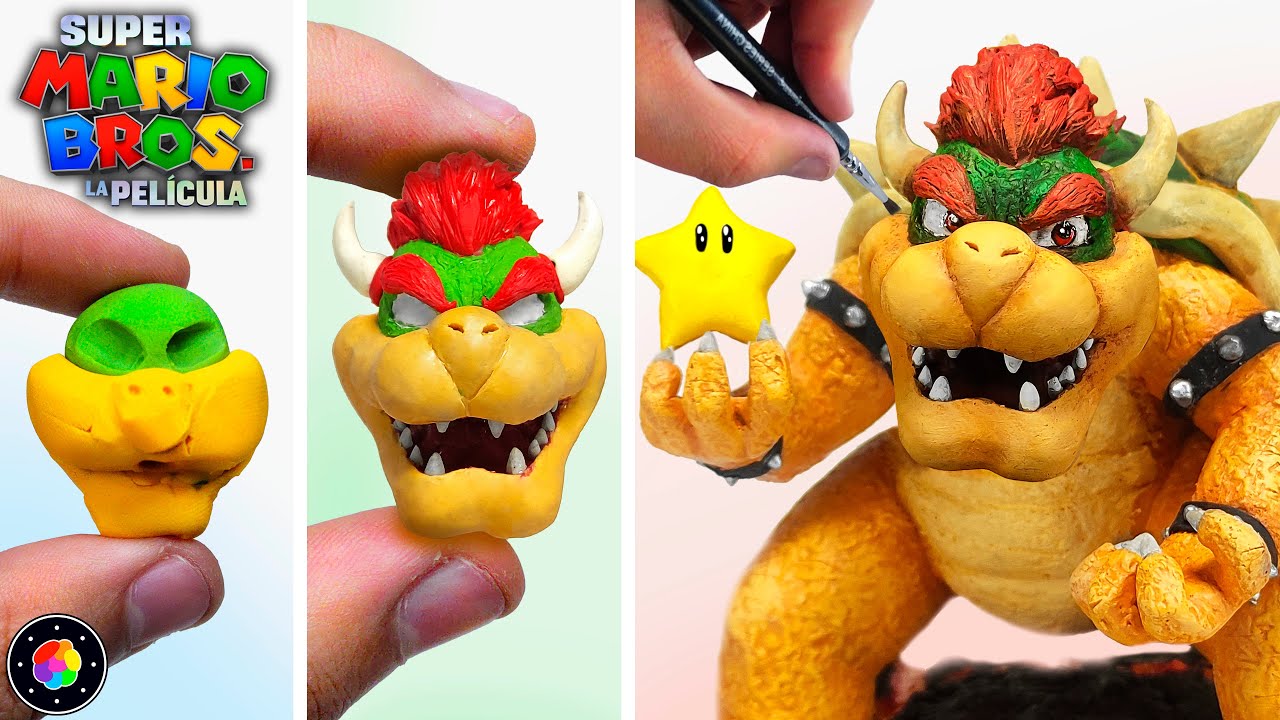Como hacer al PEACHES digo BOWSER de Plastilina (Super Mario Bros The Movie) | PlastiVerse