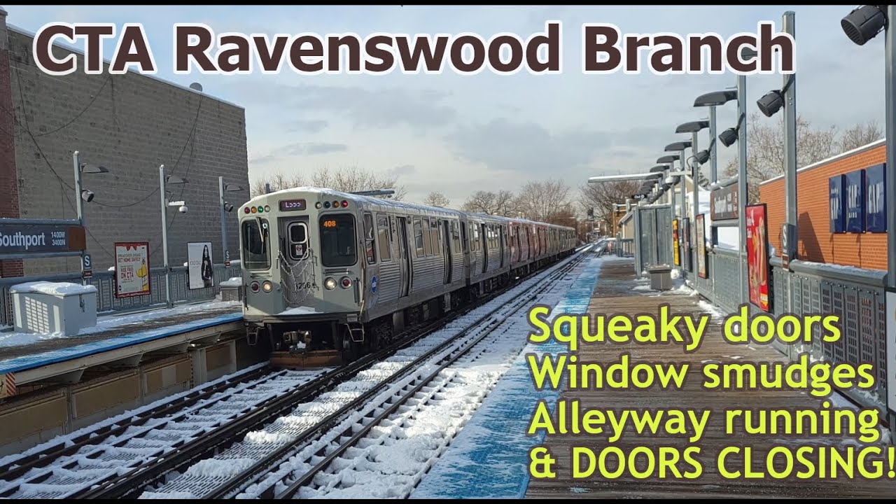 CTA Brown Line Ravenswood Branch Inbound Ridealong [Rear Railfan Window View!]