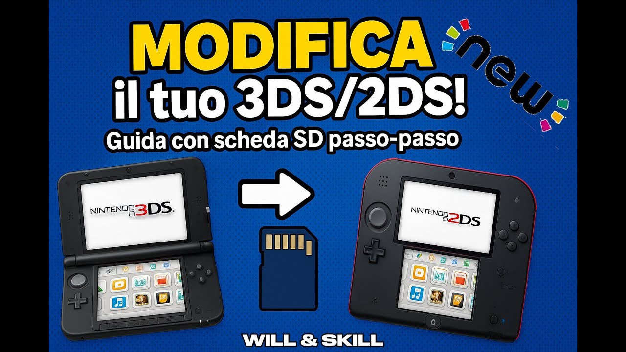 Come MODIFICARE il Nintendo 3DS/2DS (Old, New, XL) e inserire GIOCHI | GUIDA COMPLETA 2026 | #3ds