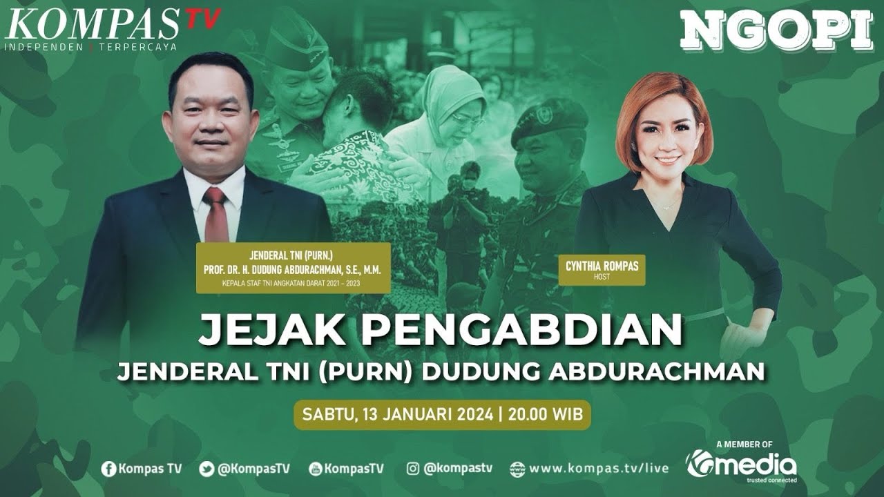 Jejak Pengabdian Jenderal TNI (Purn) Dudung Abdurachman | NGOPI