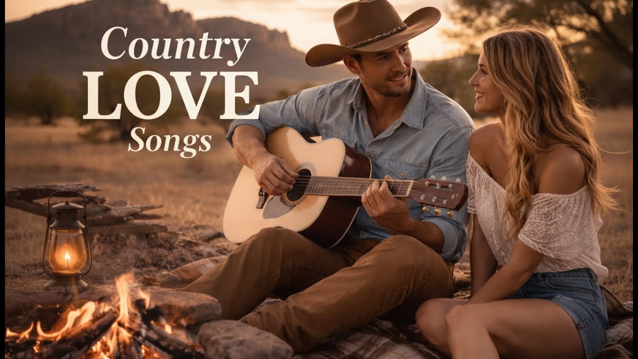 Beautiful Country Ballads 1 Hour | Acoustic Love Songs for Campfire & Calm Vibes