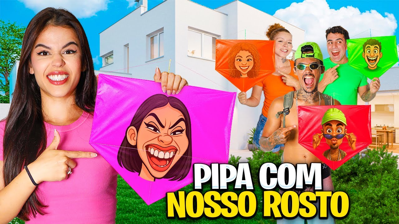 FIZEMOS PIPAS DOS NOSSOS ROSTOS *Quem fez a melhor ?