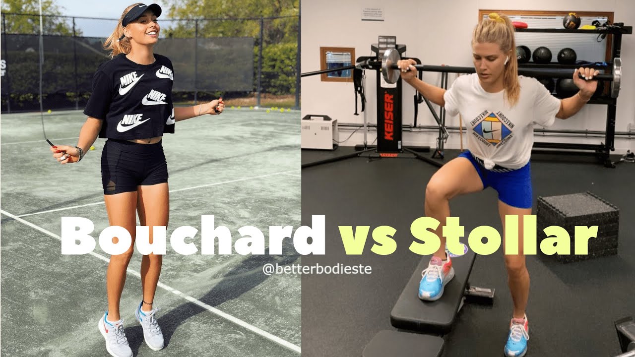 Genie Bouchard vs Fanny Stollar Workout Routine