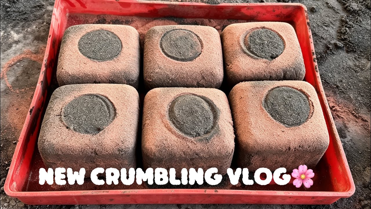 ASMR | New crumbling Vlog is out | Dry Water Pool crumbling