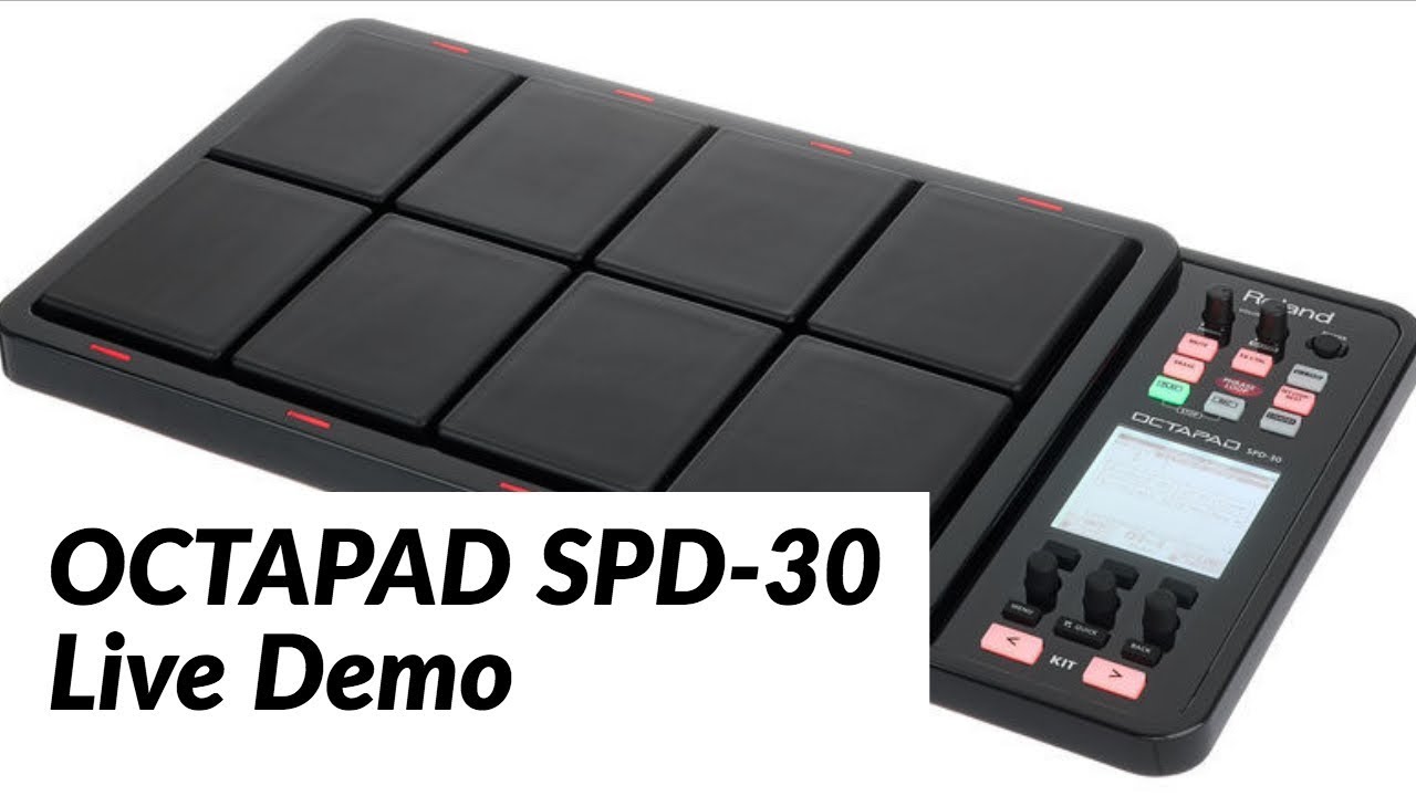 Amazing Live Demo della batteria elettronica Roland -SPD 30