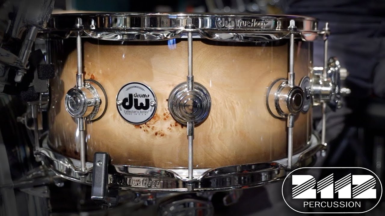 DW Collector's Series Exotic Purpleheart Snare Drum 6.5x14