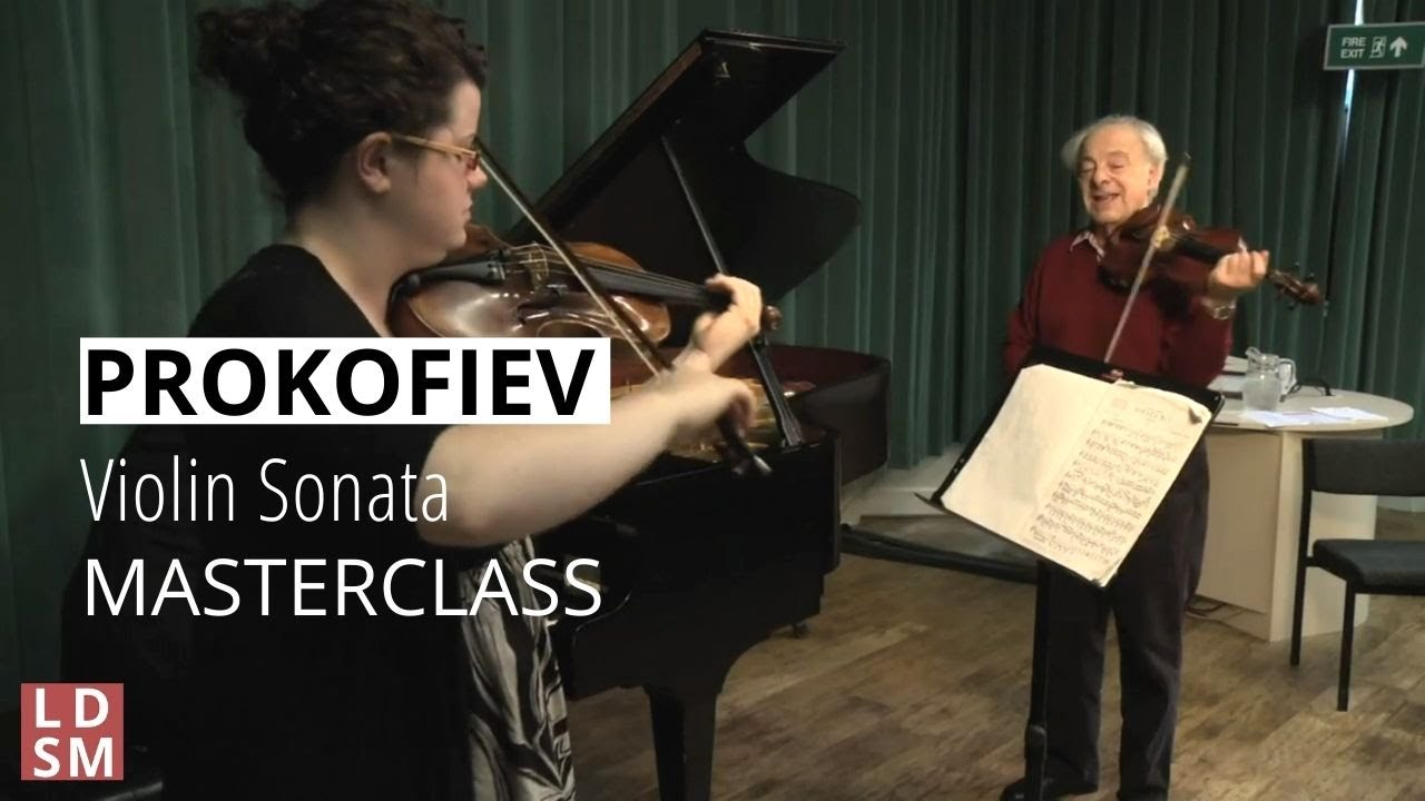 Prokofiev Violin Sonata | LDSM 2010 Violin Masterclass with Gyorgy Pauk