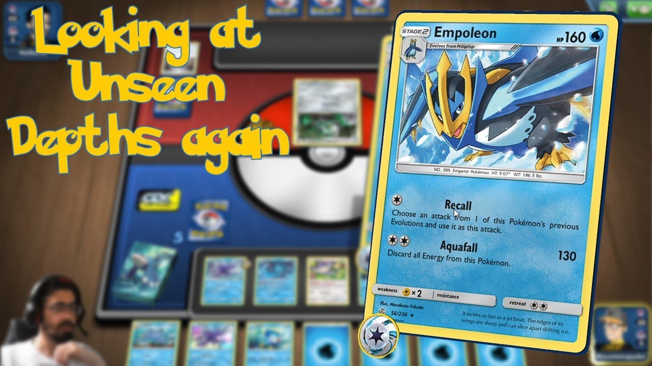 Taking another look at Unseen Depths / Top 10 theme deck playthrough / Pokemon TCG Online