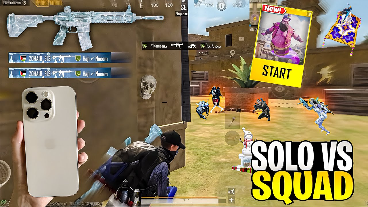 iPhone 14 Pro Max 💀 PUBG BEST AGGRESSIVE GAMEPLAY 
