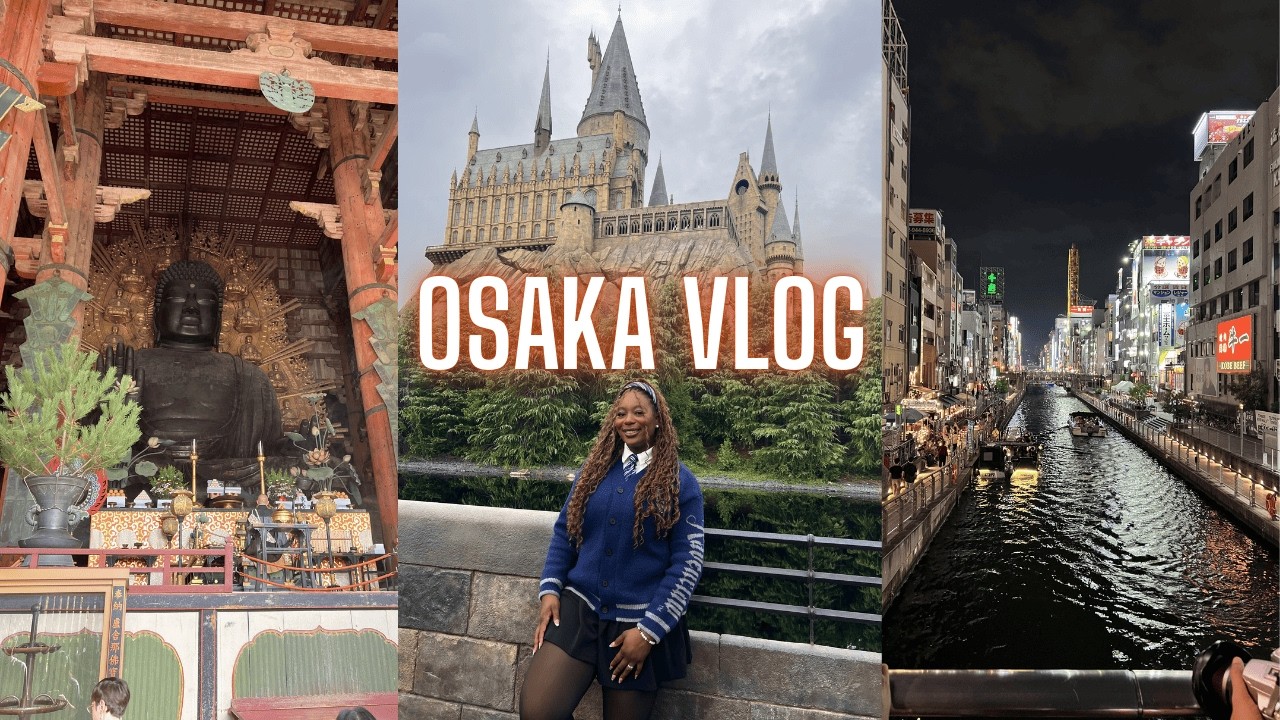 OSAKA VLOG 🇯🇵| Nara park, Exploring Dontonbori, Universal Studios