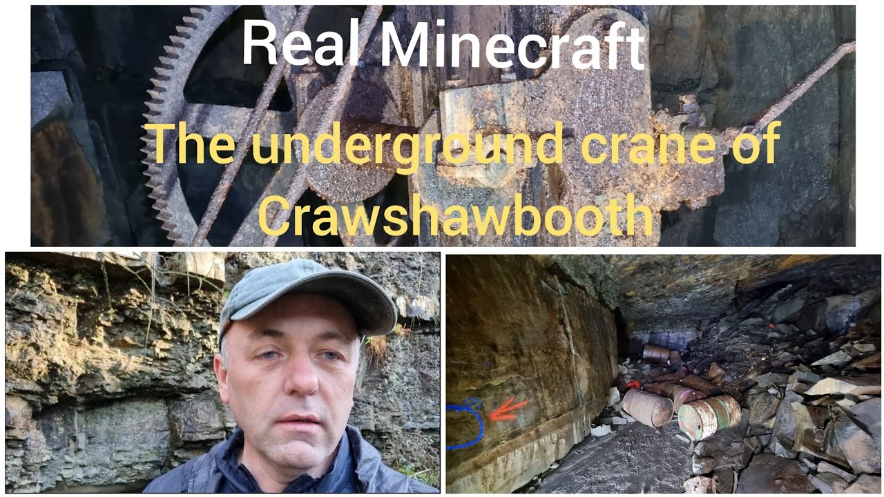 Real Minecraft. The underground crane of Crawshawbooth