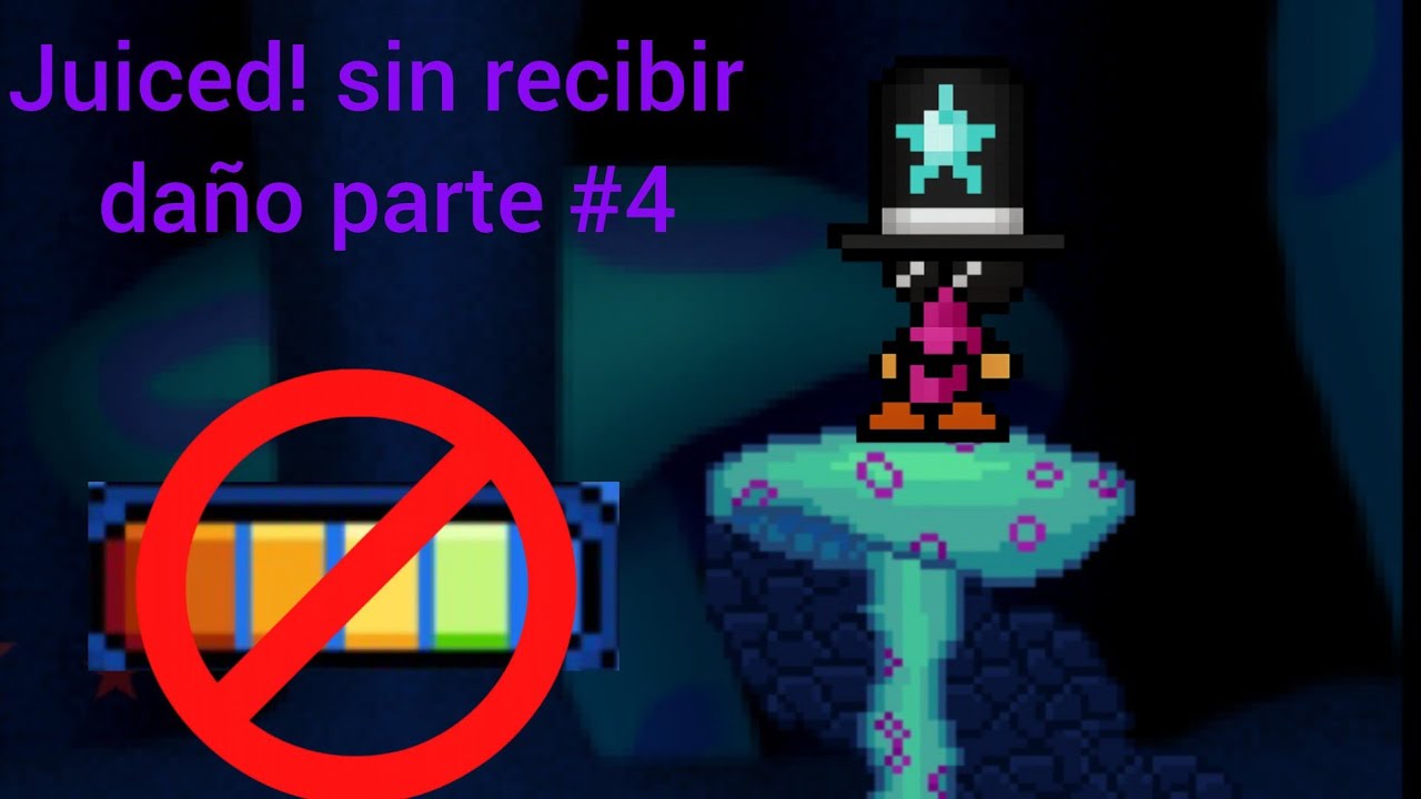 El nivel 3 de Juiced! sin recibir daño y al 100%.