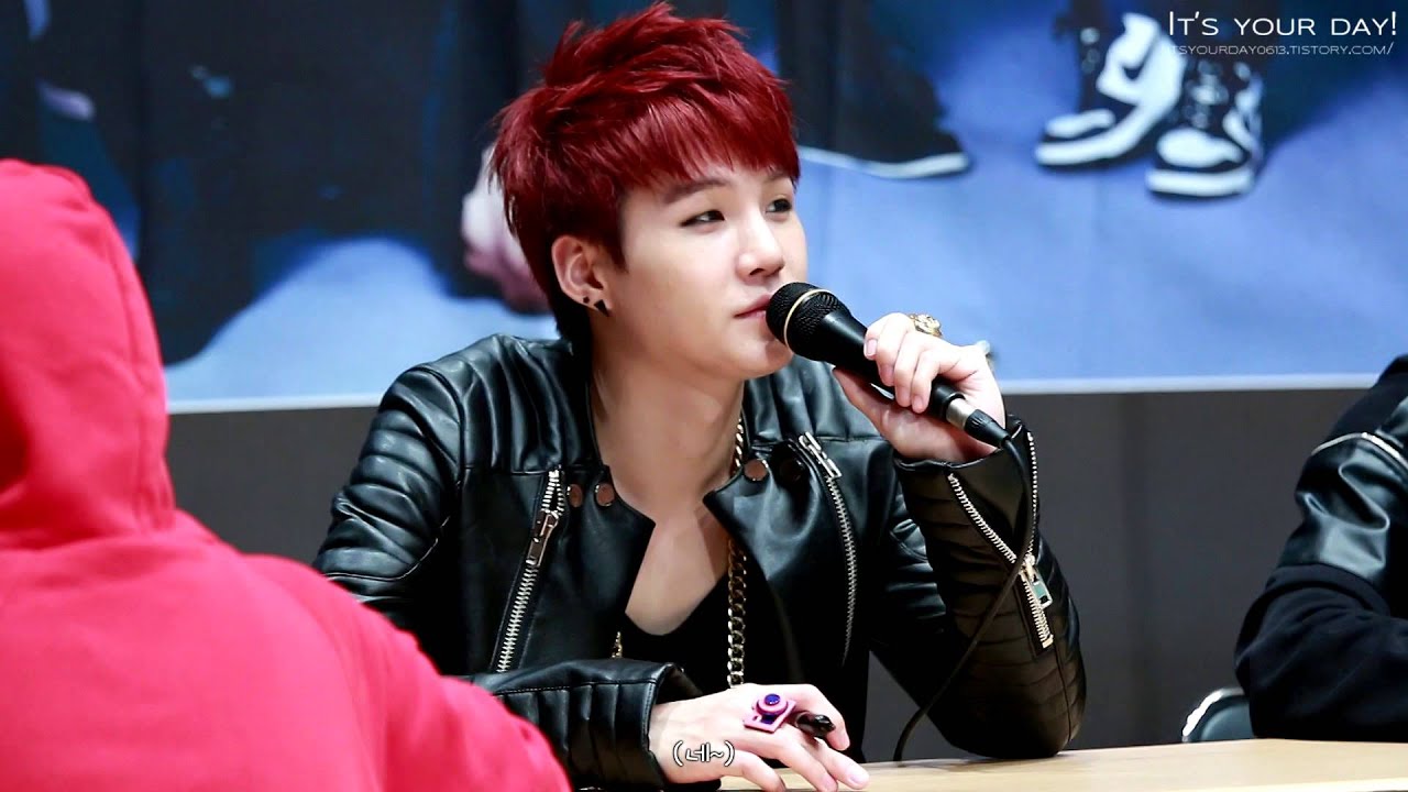 140918 목동팬싸인회 BTS :: 돈많이 벌어서 고기 사주겠다는 민슈가